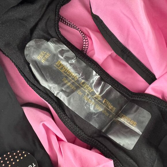 Torrid Active Swim Shorts Bottom 3X Pink Black Trim Polyester Blend NWT SW-2103 - Picture 10 of 11